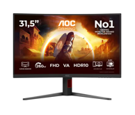 AOC Monitor C32G4Z / 31.5", 1920 x 1080, Full HD, VA, zakrivljeni, crna